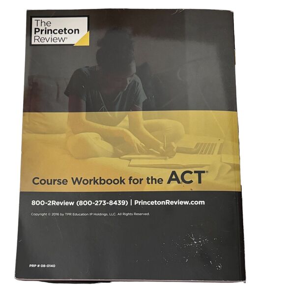 The Princeton Review Course Workbook For ACT Version 9 Science Reading Math etc - Picture 8 of 8